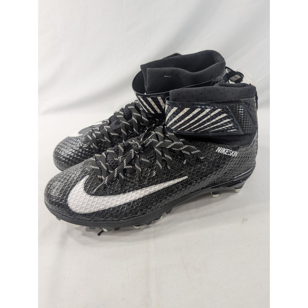 New Nike Lunarbeast Pro TD CF Black/White Football Cleats 847550-011 Size 15